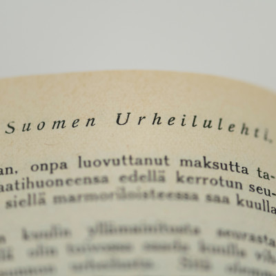 Suomen Urheilulehti otsikko